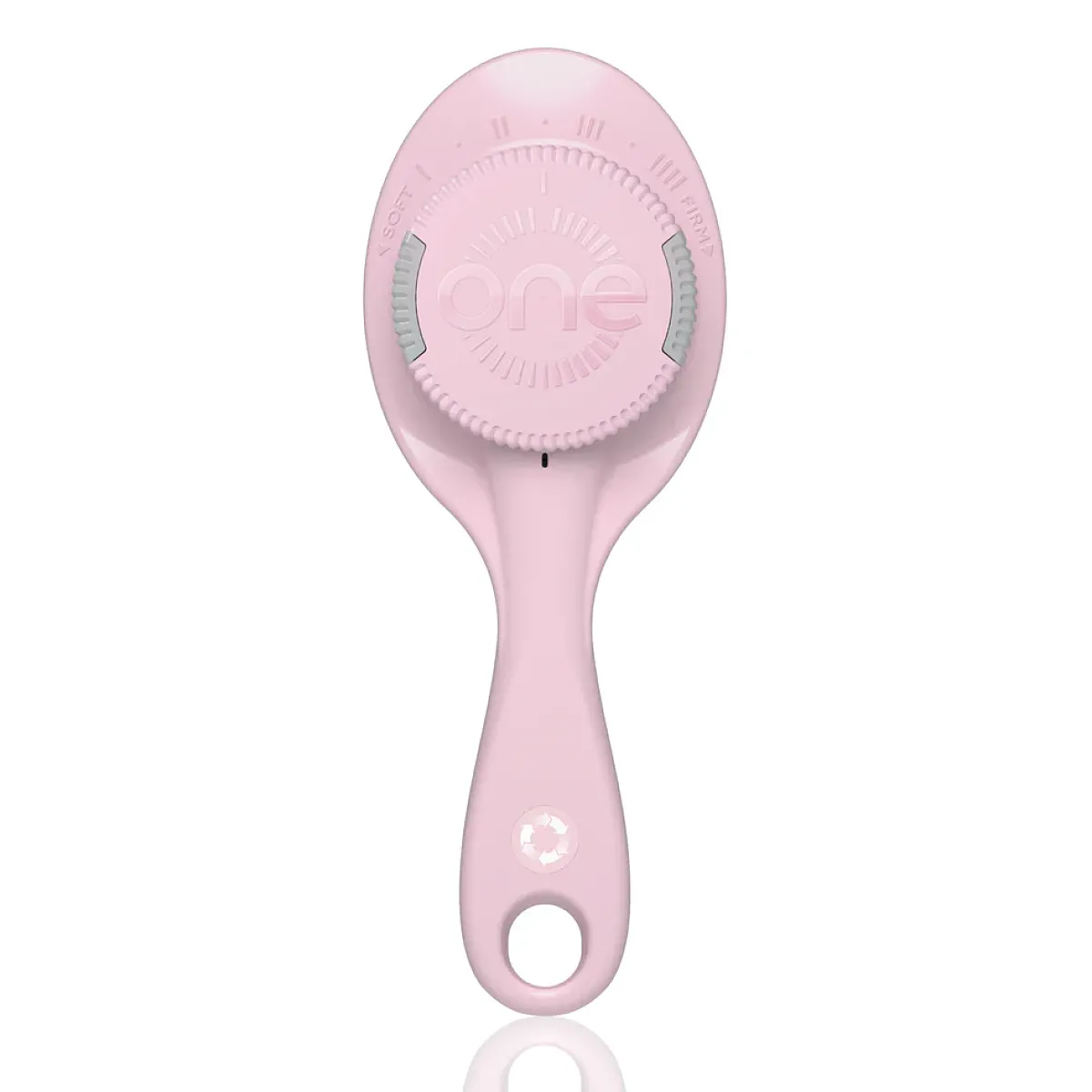 ONE Brush PRO - The World's ONLY Adjustable Bristle Strength Hairbrush- Pink/Grey