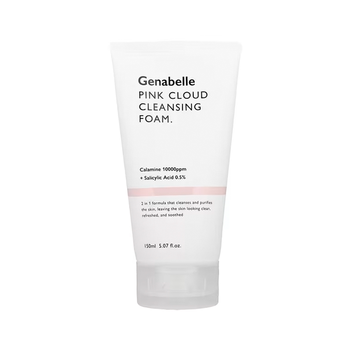 Genabelle Pink Cloud Cleansing Foam Gentle Moisturizing
