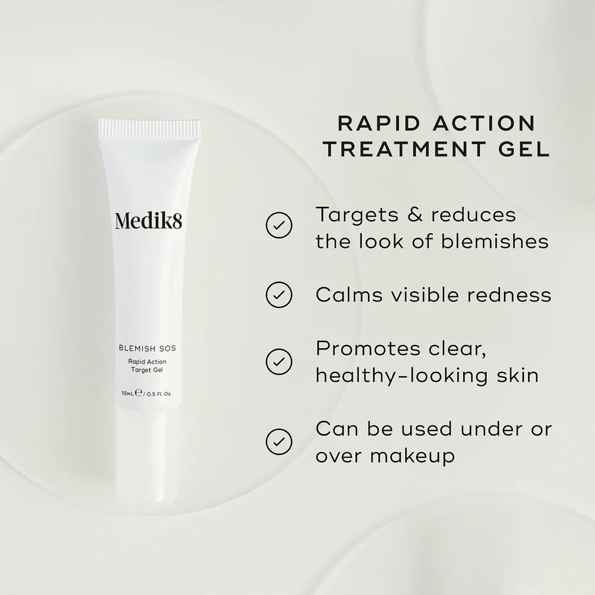 Medik8 Blemish SOS Rapid Action Blemish Treatment Gel with 2% Salicylic Acid