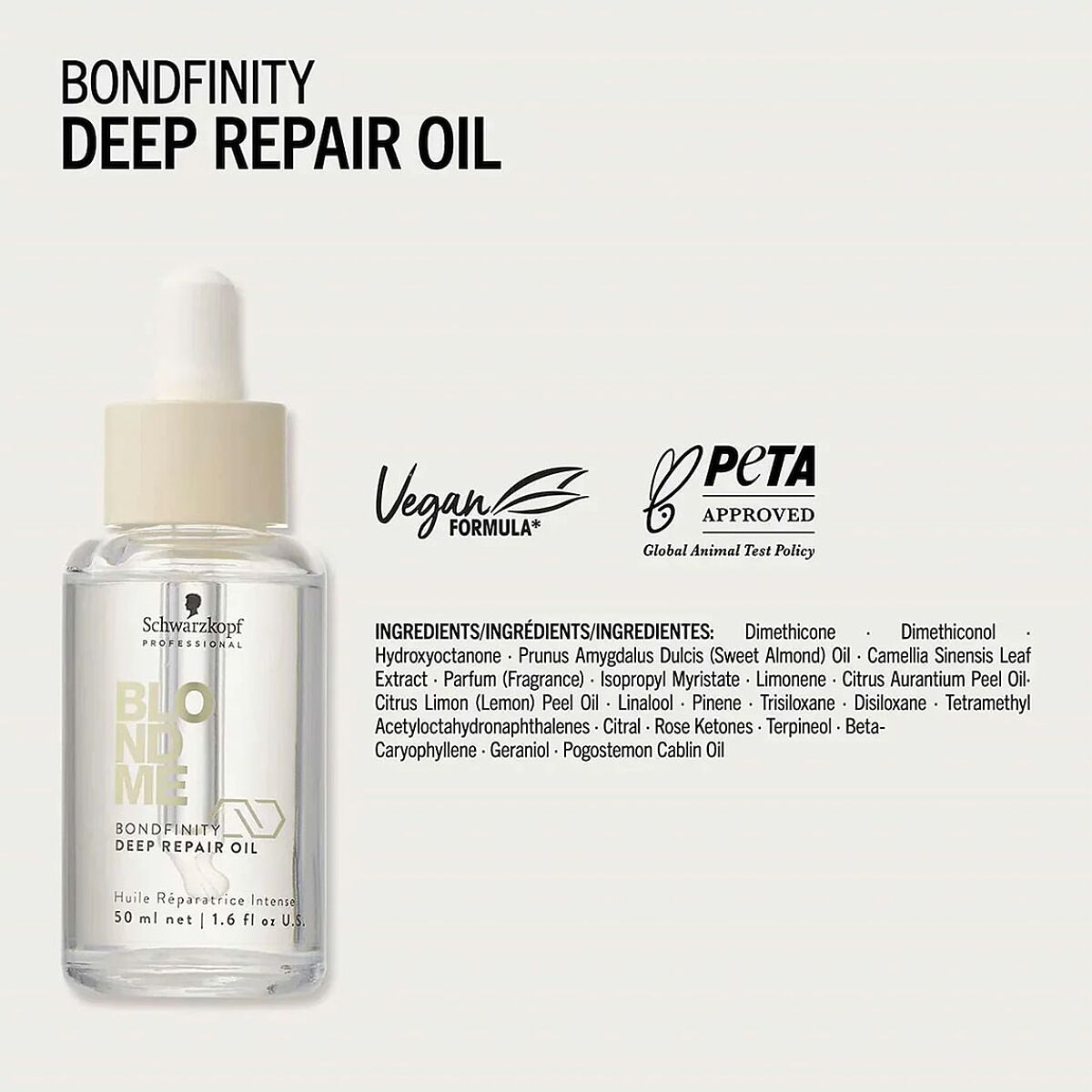 Schwarzkopf Professional Blondme Bondfinity Deep Repair Oil 50ml
