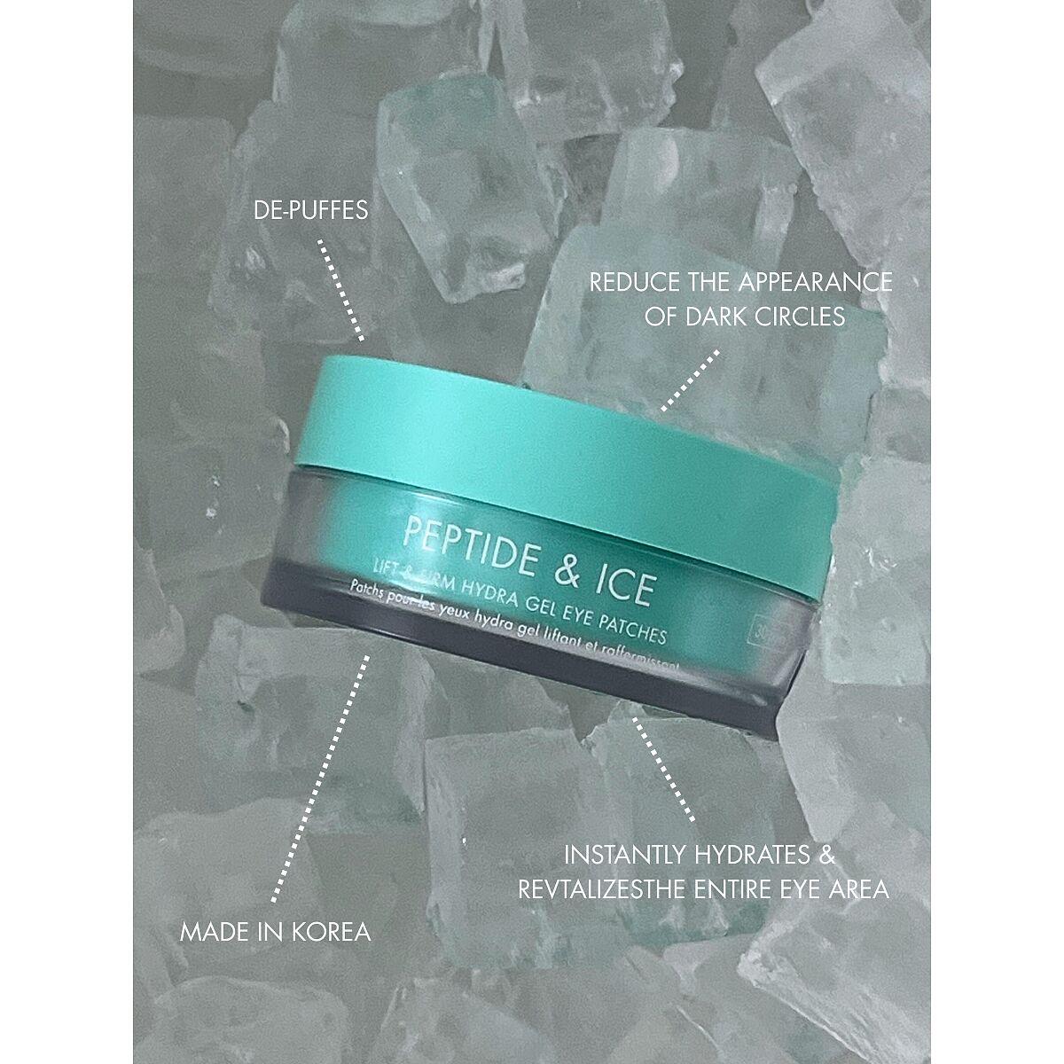 Sweed Peptide & Ice - Lift & Firm Hydra Gel Eye Patches 60pcs