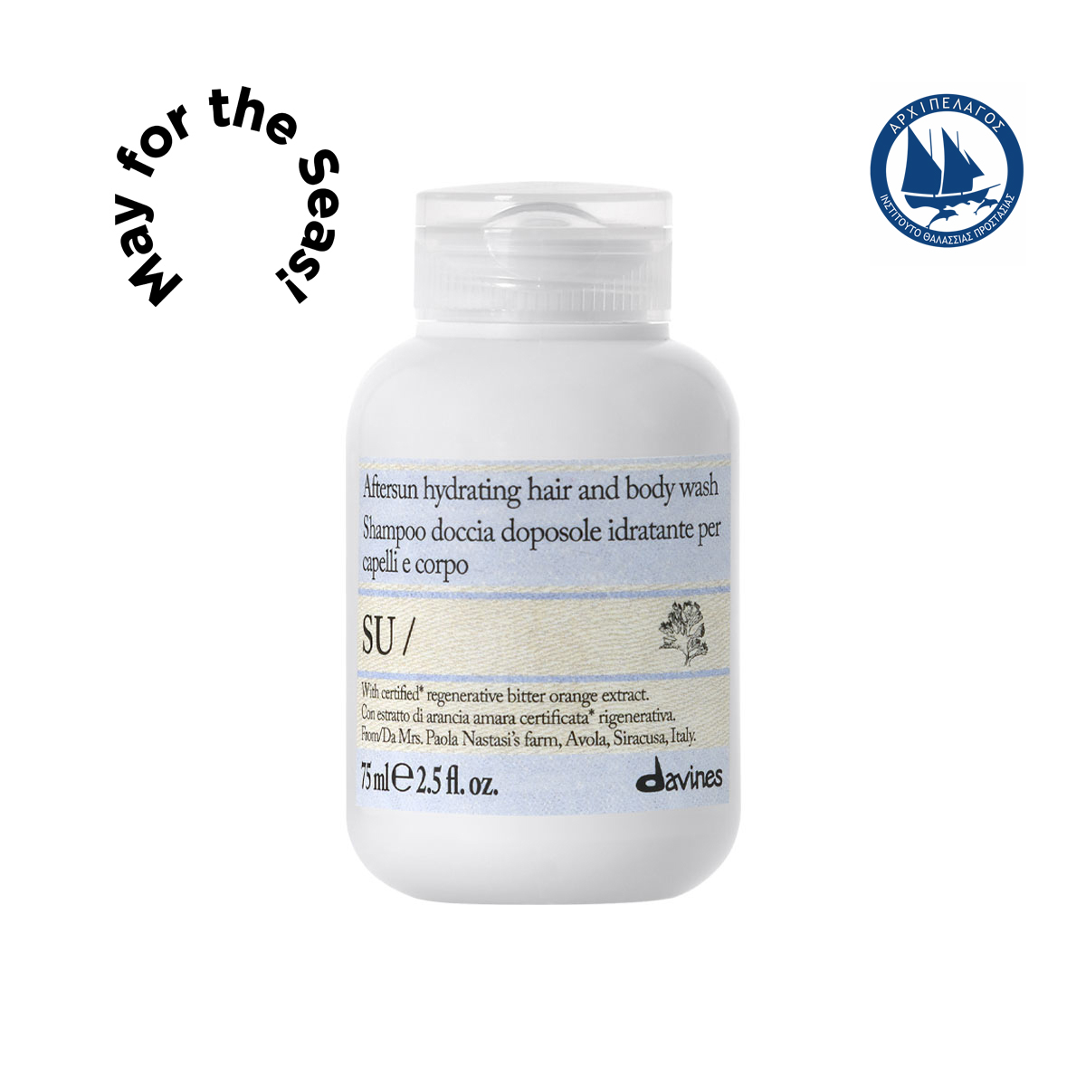 Davines Su Hair & Body Wash 75Ml