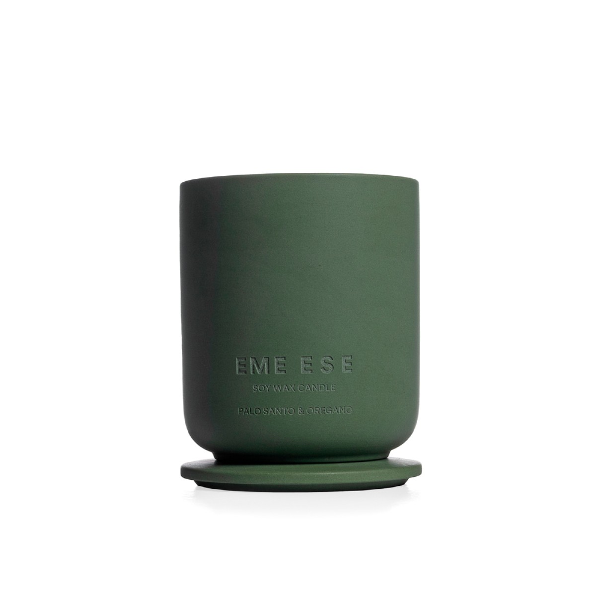 CERAMIC CANDLE PALO SANTO  & OREGANO