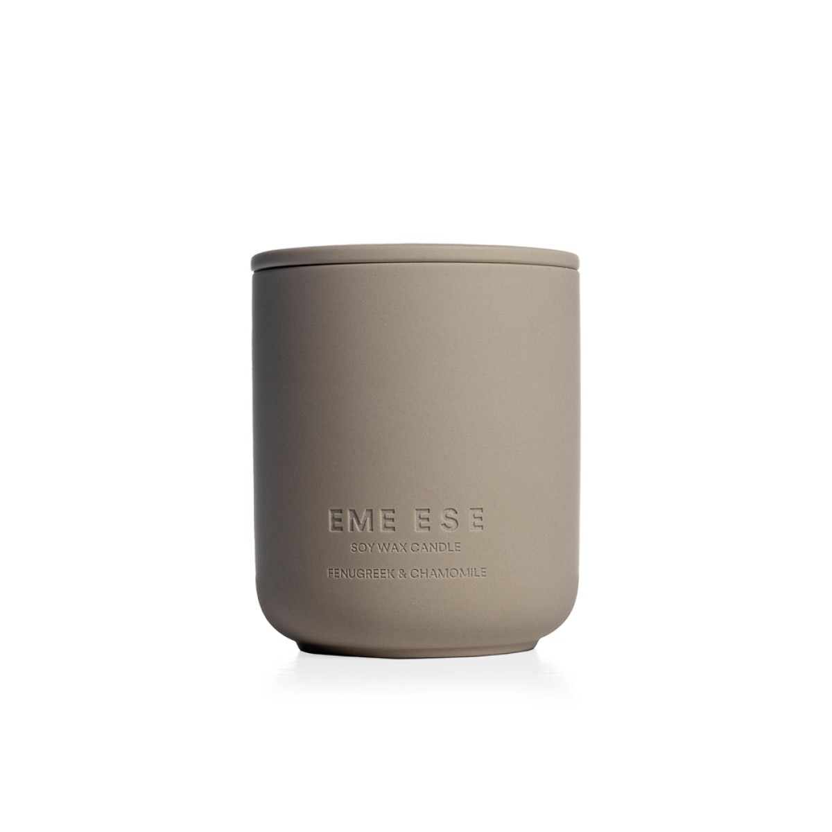 CERAMIC CANDLE FENUGREEK &  CHAMOMILE