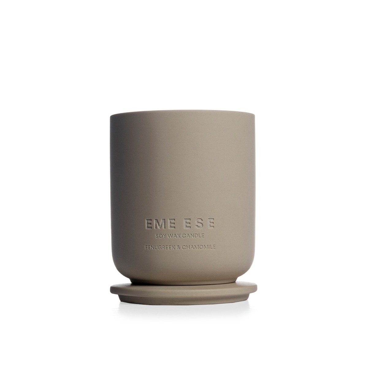 CERAMIC CANDLE FENUGREEK &  CHAMOMILE