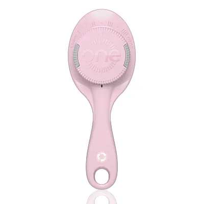 ONE Brush PRO - The World's ONLY Adjustable Bristle Strength Hairbrush- Pink/Grey