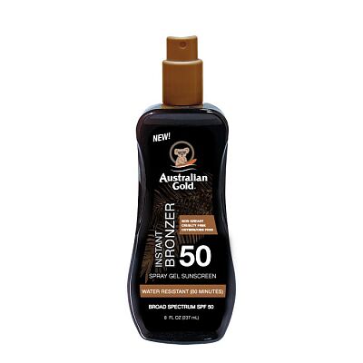 Αντηλιακό spray gel με bronzers, με SPF 50 237ml - Australian Gold