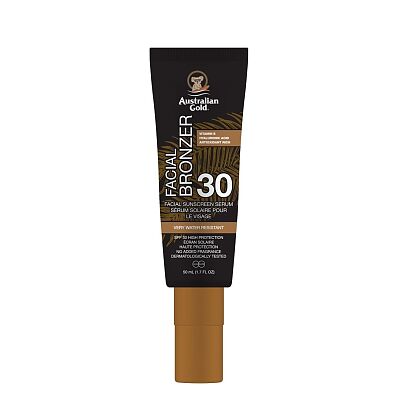 Αντηλιακό Bronzing Serum Προσώπου με SPF 30 με υαλουρονικό οξύ 50mL - Australian Gold
