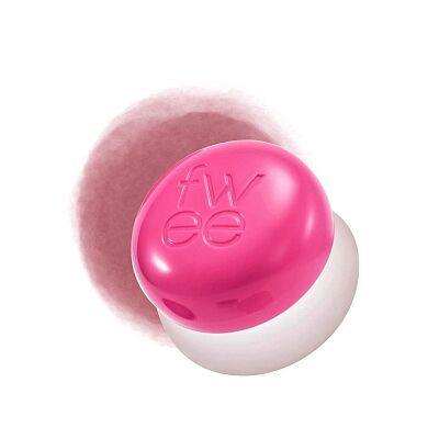 Blurry Pudding Pot Airbrushed Blush & Lip Buildable Pigment Long-Ruby Red