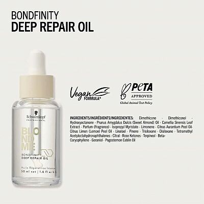 Schwarzkopf Professional Blondme Bondfinity Deep Repair Oil 50ml
