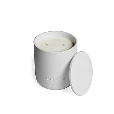 CERAMIC CANDLE ORANGE  BLOSSOM & SEA SALT